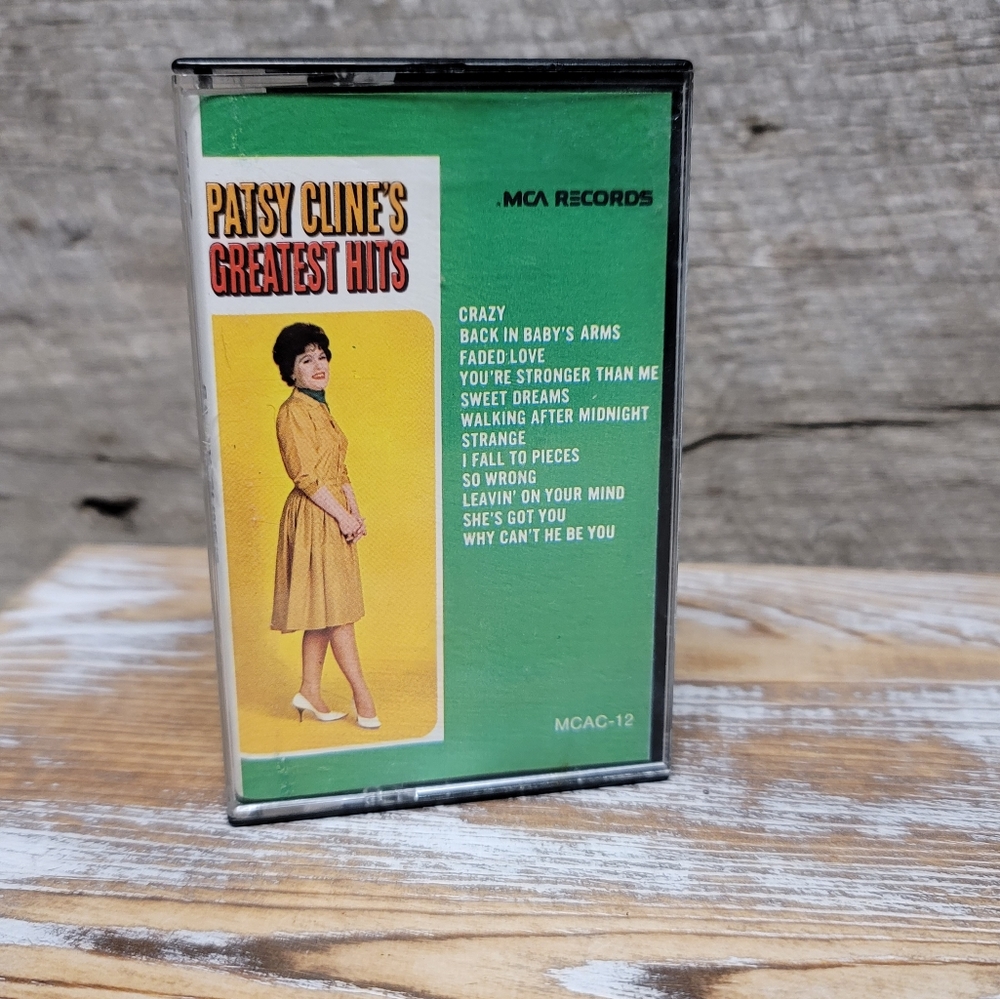 Vintage 1971 Patsy Cline Greatest Hits Cassette Tape